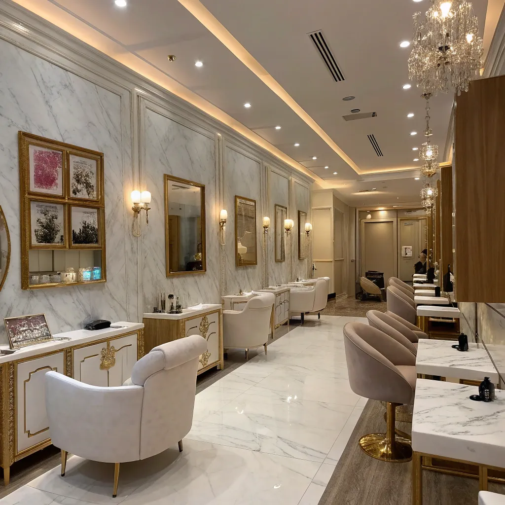 Interior view of Elegance Beauty Lounge
