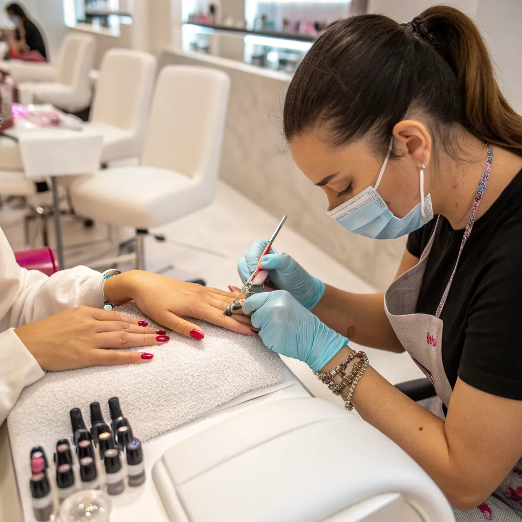 Nail manicure service